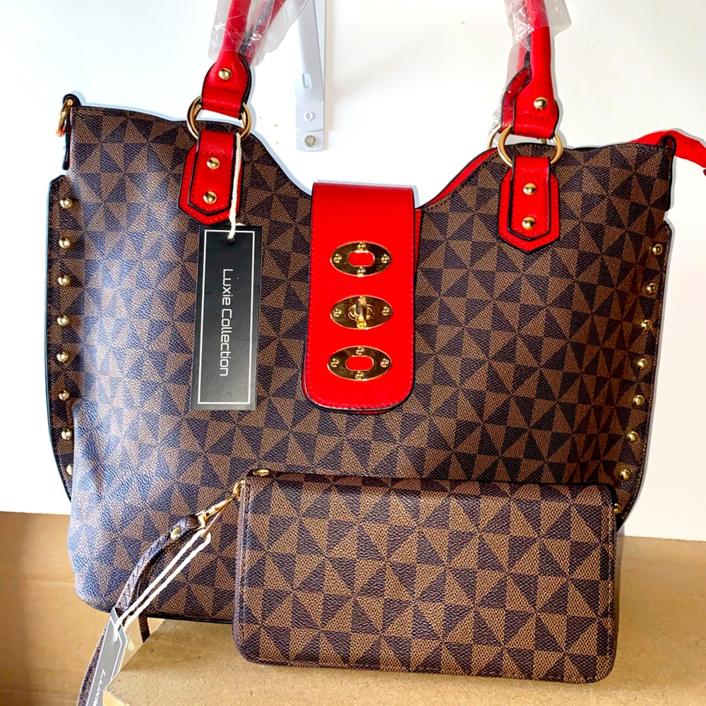 Stunning shoulder bag and wallet NWT